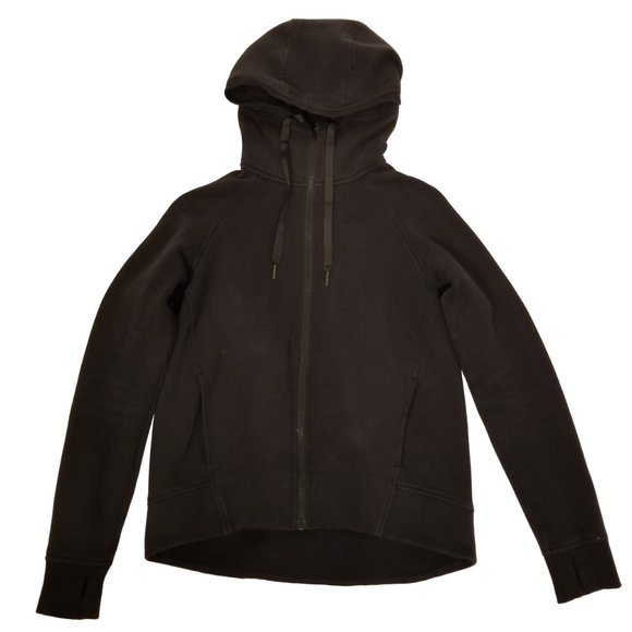 Lululemon Black Hooded Zip up Sweater - Picture 2 of 14